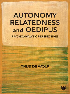 cover image of Autonomy, Relatedness and Oedipus